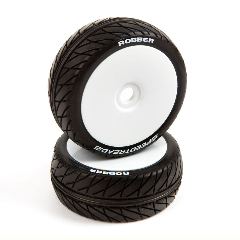 Duratrax 1/8 BADGER Truggy Tire C2 Mounted 0 Offs